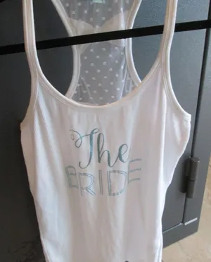 Betsey Johnson “The Bride” tank top - Size Medium thumbnail 1