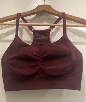 Tek Gear Burgundy Sports Bra thumbnail 1