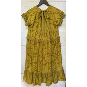 by Anthropologie Ruffle Knit Mini Dress - Size - XS thumbnail 10