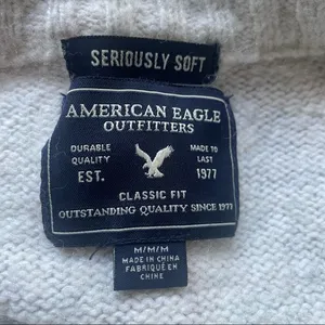 American Eagle  Seriously Soft wool blend sweater thumbnail 7