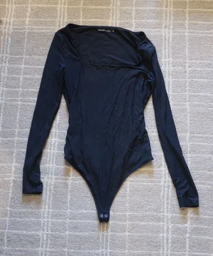Abercrombie Soft Matte Seamless Long Sleeve Bodysuit Square Neck thumbnail 1