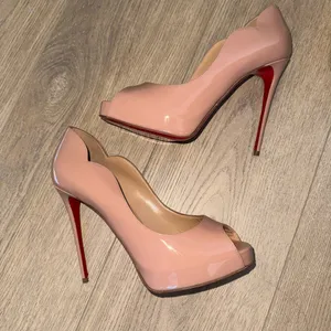 CL Hot Chick Alta 120 mm Open-toe pumps - Patent calf leather - Blush - Women thumbnail 13
