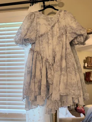 Sofie the Label Toile Asymmetrical Mini Dress thumbnail 1