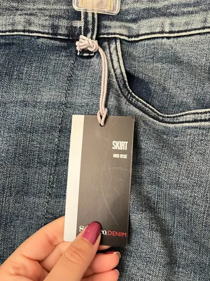 Macy's Jean Denim Skirt thumbnail 4