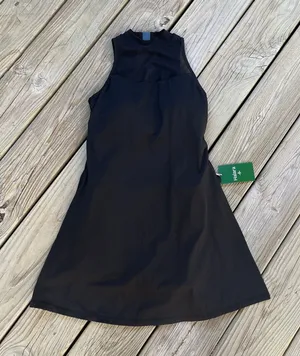 Halara Women's Black Swim Dress Size XS. NEW thumbnail 1