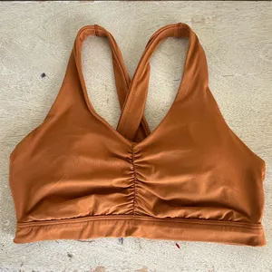 Aerie Offline Ruched Front Racerback Bra thumbnail 1