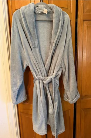 🤗🤗🤗3 for 12$🤗🤗🤗Slouchy Short Robe for Women - Light Gray thumbnail 1
