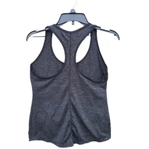 Old Navy -234 active tank top grey black stripes‎ Small thumbnail 2