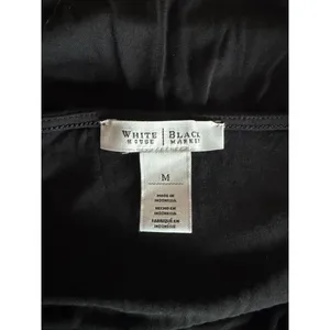 White House | Black Market Black Scoop Neck Short Sleeve Top thumbnail 5