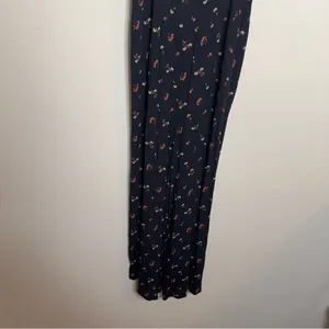 Madewell Smocked Crop Wide Leg Jumpsuit in Floral Toss thumbnail 5