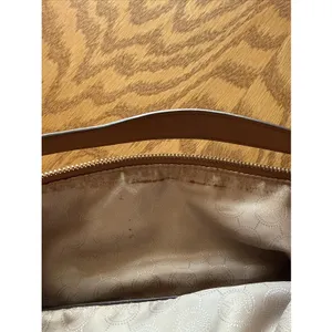 Michael Kors Kempton Tote Navy Nylon & Brown Trim Gold Tone Hardware Accents thumbnail 13