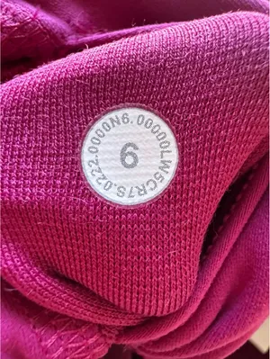 Lululemon Wunder Train High Rise 25” Magenta Purple Size 6 NWT thumbnail 7