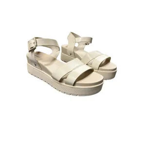 MIA Maya Platform Sandal Cream Off White Chunky Lug Sole Vegan Leather 8.5 thumbnail 2