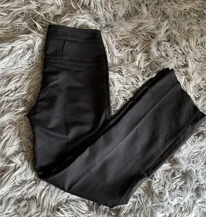 Woman’s casual weight leg pants Black thumbnail 6