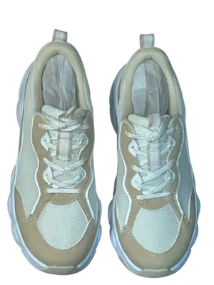 Alegria Boom Joy Ecru Cream and Beige Women's Sneakers Size 9 thumbnail 1