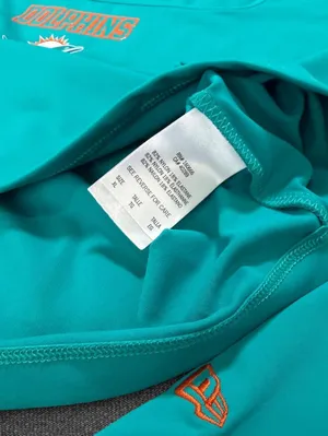 NFL Team Apparel Miami Dolphins Women’s XL Crop Top thumbnail 5
