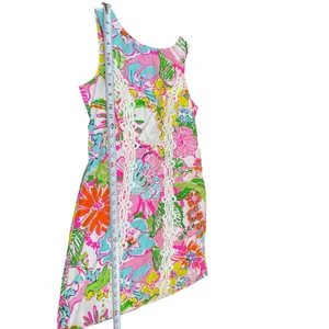 Lilly Pulitzer X Target Nosey Posie 4 Dress Bright Floral Pink Green Shift thumbnail 9