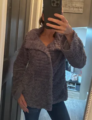 Patagonia Size XS Pelage Gray Fur Coat thumbnail 6