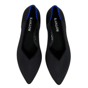 Rothy's The Point II Black Flats Pointed Toe In Love Insole Ballet Flats 6.5 thumbnail 13