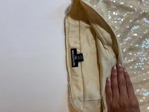 PrettyLittleThing nude sequin mini skirt size US 8 (tall) thumbnail 4