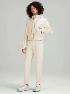 Lululemon Scuba High-Rise Jogger Fleece 28" White Opal Size 10 Off White Sweats thumbnail 3