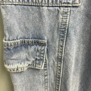 Sincerely Jules Cargo Jeans Size 3 Sz 25 Light Wash Denim thumbnail 4