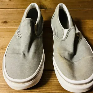 Vans grey slip on men's size 6 women's 7.5 thumbnail 6