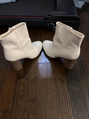 White Ankle Boots Old Navy thumbnail 2