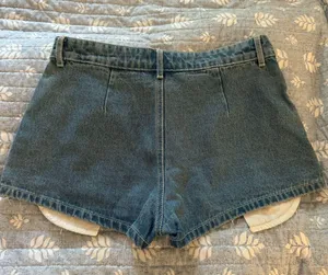 Edikted Denim Skort Mini thumbnail 2