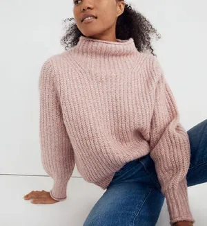 Madewell Loretto Mockneck Pullover Sweater thumbnail 1