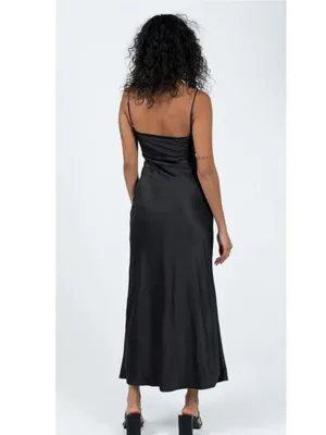 Princess Polly Maybelle Lace Maxi Dress Black Size 10 thumbnail 2