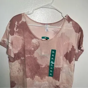 Alternative Women's Size XL Scoop Neck T-Shirt Short Sleeve Blush‎ Dreamstate thumbnail 4