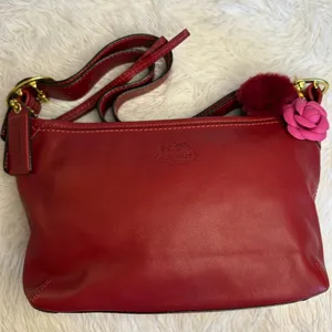 y2k COACH Legacy Red Crossbody Shoulder Bag thumbnail 2