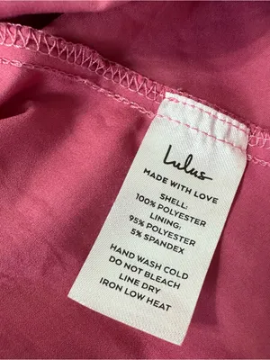 Lulu's Sweetheart Style Mauve Polka Dot Bustier Tiered Midi Dress Size S thumbnail 8