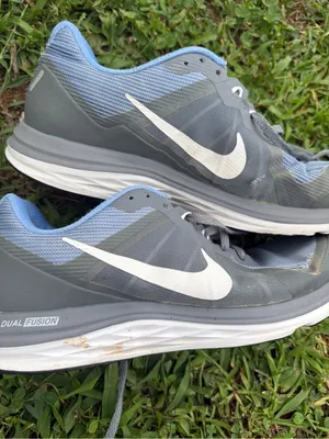 Nike Dual Fusion TR Gray Blue Running Training Shoes Women’s 9.5 Athletic thumbnail 3