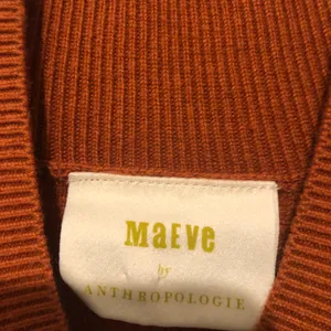 Maeve Anthropologie Midi Sweater Dress Womens Medium Orange Rust Tunic thumbnail 8