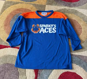 NWOT New York Islanders Hockey NHL Sparky Jersey Shirt Top Kids Youth Size XL thumbnail 1