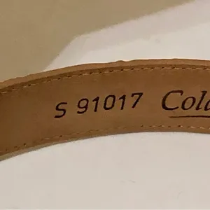 Coldwater Creek Tan Leather Belt Womens S Used S 91017 thumbnail 9