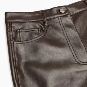 Aritzia The Melina Cropped Pant mocha brown. NWOT never been worn! thumbnail 3
