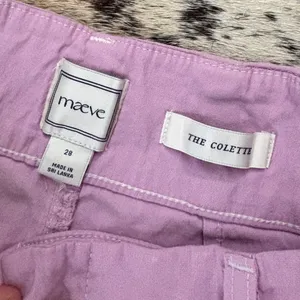 Maeve Anthropologie Colette Shorts In Lavender Purple Size 28 thumbnail 5
