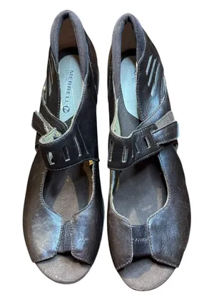 Merrell Evera MJ Bracken Shoes Womens‎ Size 10 Brown Leather Cycling Mary Jane thumbnail 1