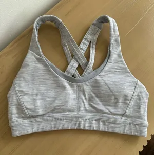 Lululemon Stash N' Run Bra Wee Are From Space Nimbus Battleship / Ice Grey 4 thumbnail 1
