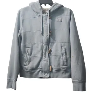North Face Fleece Jacket Women's Medium‎ Light Blue thumbnail 1