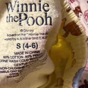 Disney Winnie the Pooh Cream and Yellow Shorts thumbnail 3