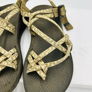 Chacos Brown and Tan Neutral ZCLOUD X2 Kelp Knit Adjustable Sandals Womens Size 8 thumbnail 4