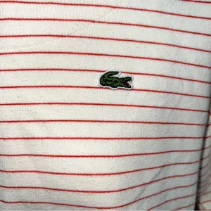 Lacoste Cream and Red Striped Top thumbnail 3