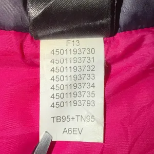 The North Face Women's Small Purple 550 Down Chevron Quilted Vest Pink Lining thumbnail 7
