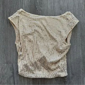 Princess Polly Sequin Open Back Top thumbnail 2