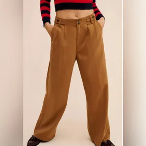 Madewell Women’s Brown Harlow Wide Leg‎ Trousers Size 6 thumbnail 10