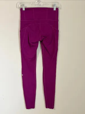 Lululemon Fast and Free High-Rise Tight Leggings Pockets Nulu‎ Sz 4 thumbnail 4